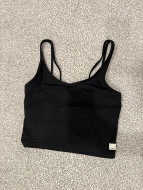 Vuori Women's Black Tank Cami with Shelf Bra